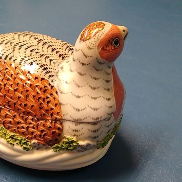 Mottahereh House Nesting Hen Ceramic Bird Figurine made in Italy Nature - Picture 4 of 14